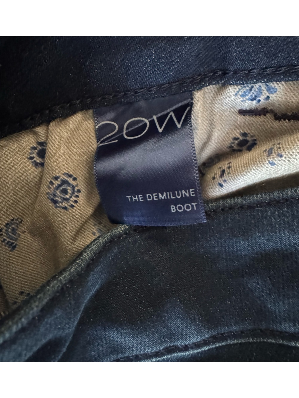 Pilcro Demilune Bootcut Jeans NWOT Size 20W Dark Wash $148 - Picture 5 of 8